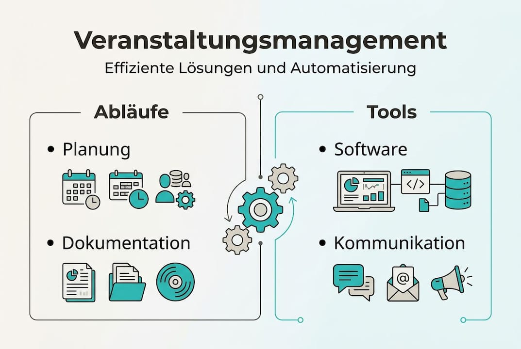 Die Infografik veranschaulicht praxisnahe Lösungen und zeigt übersichtlich, wie Arbeitsprozesse optimal gestaltet werden können.