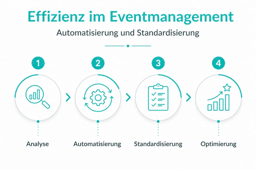 Grafik: So steigern Sie Ihre Effizienz – die wichtigsten Schritte auf einen Blick