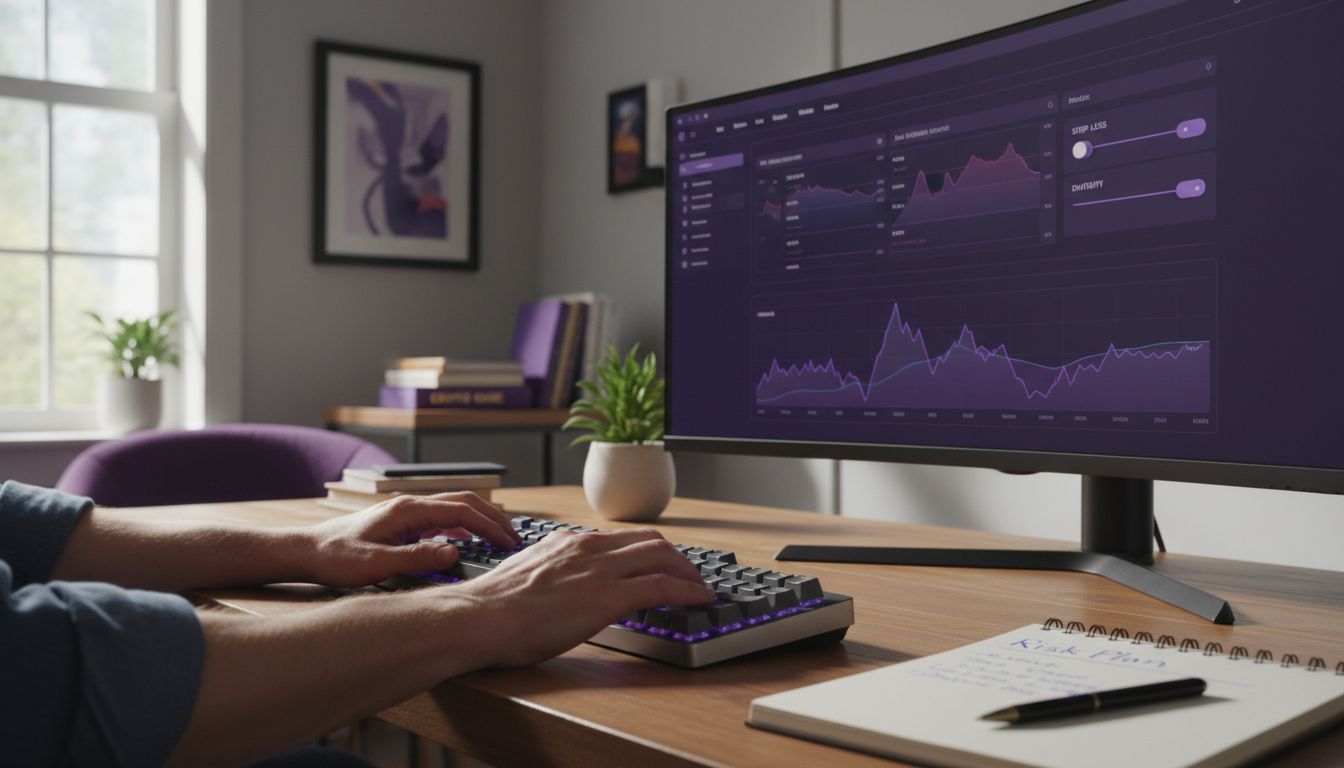 Trader setting automated risk rules