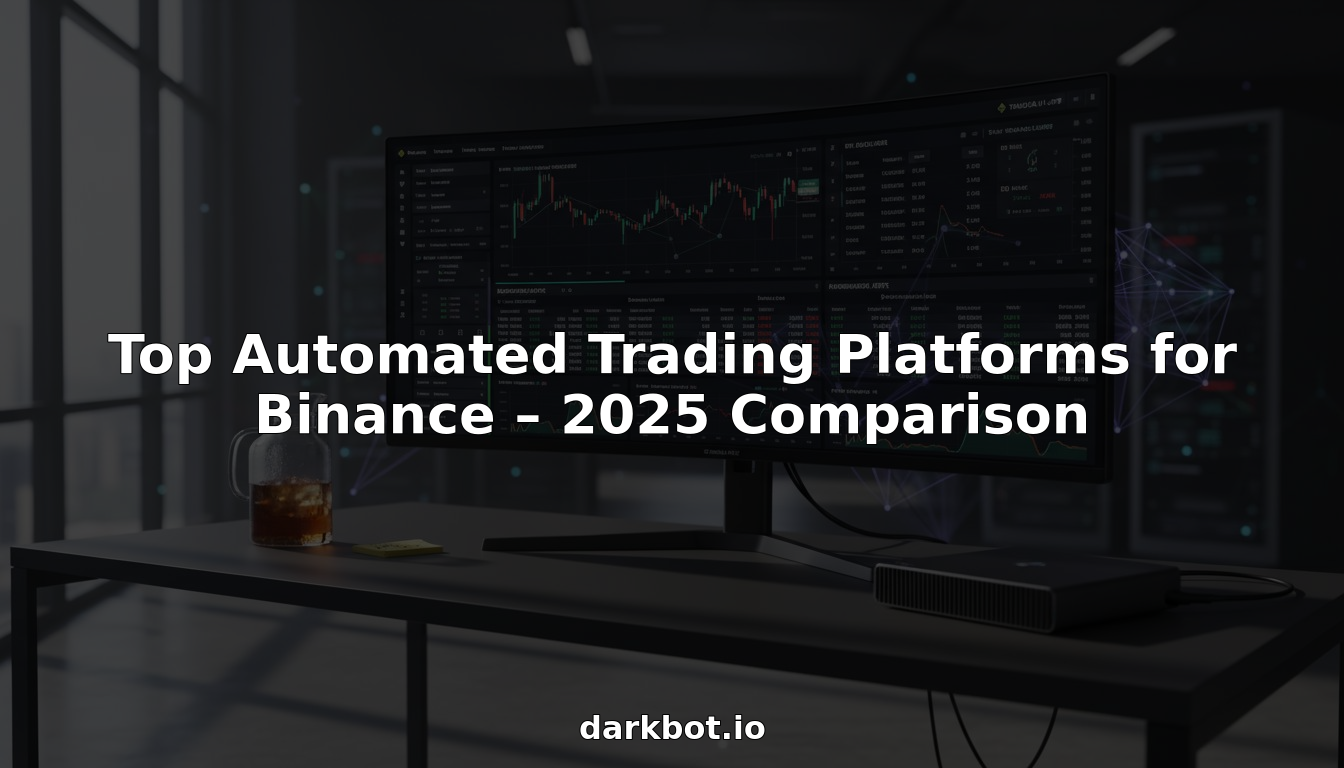 Trader monitoring Binance bots in sunlit office