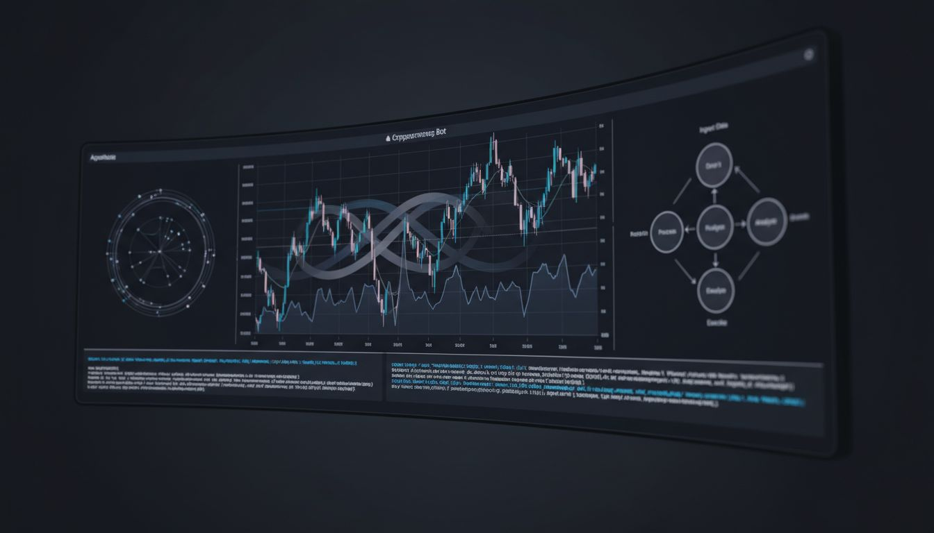 Woman analyzing trading algorithm dashboard