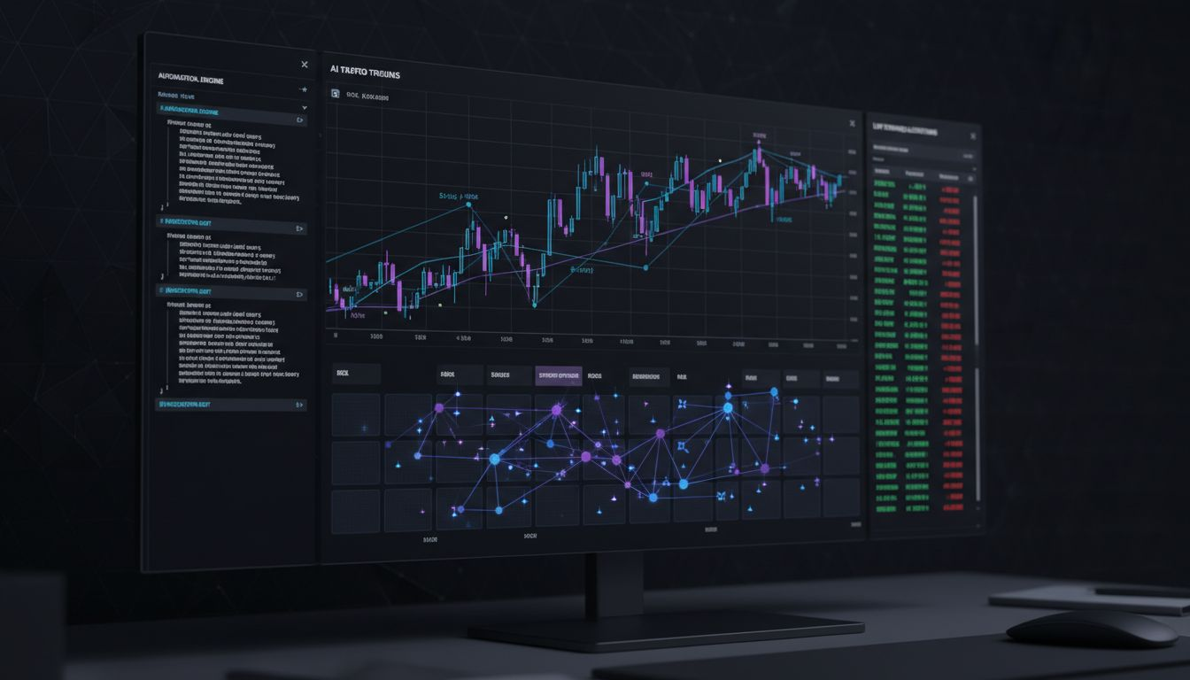 Trader fine-tuning crypto strategy at kitchen table
