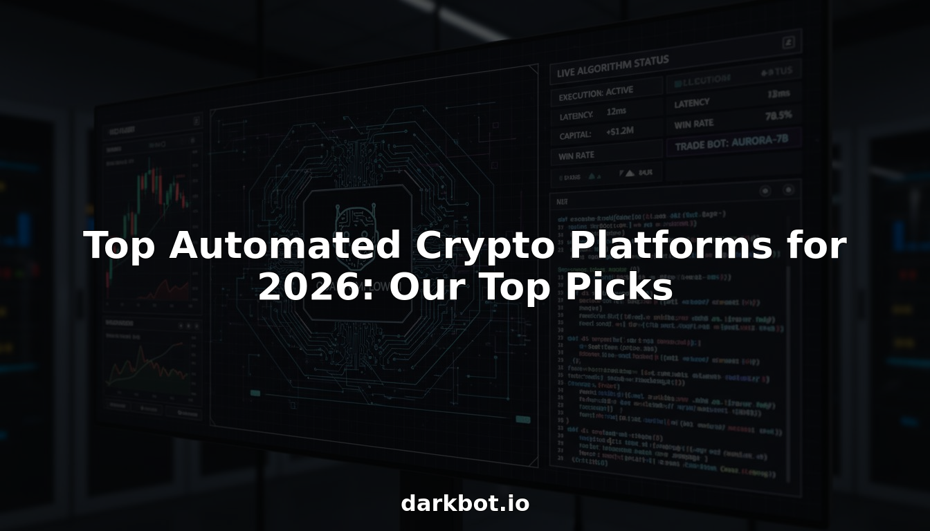 Crypto trader at desk automating trading