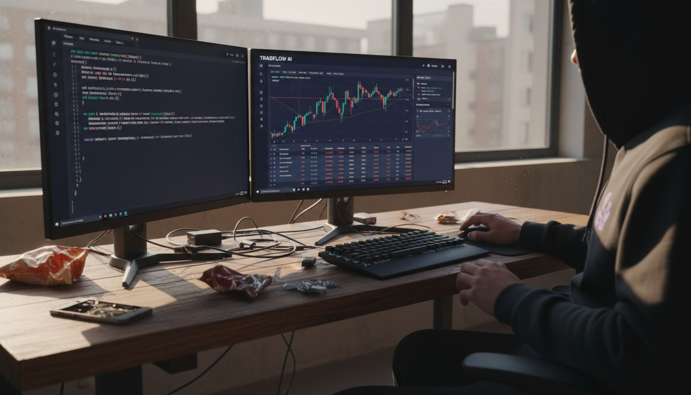 Developer coding crypto API integration