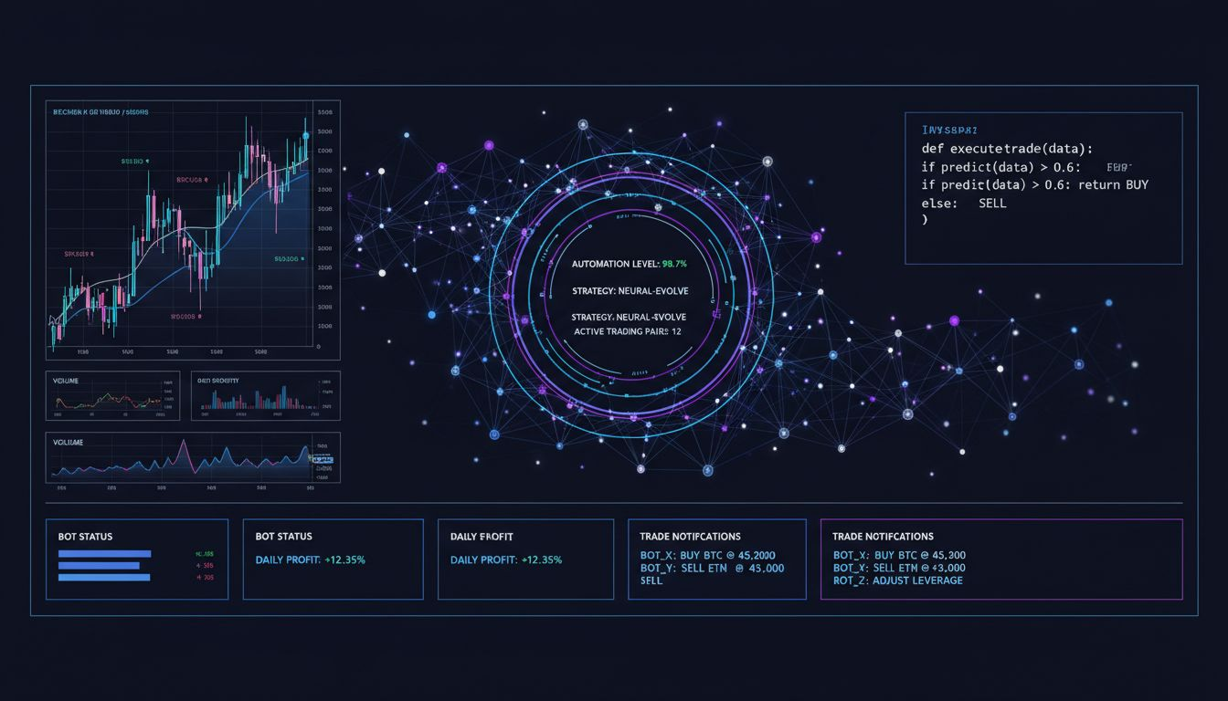 Інвестор контролює автоматизовану торгівлю криптовалютами