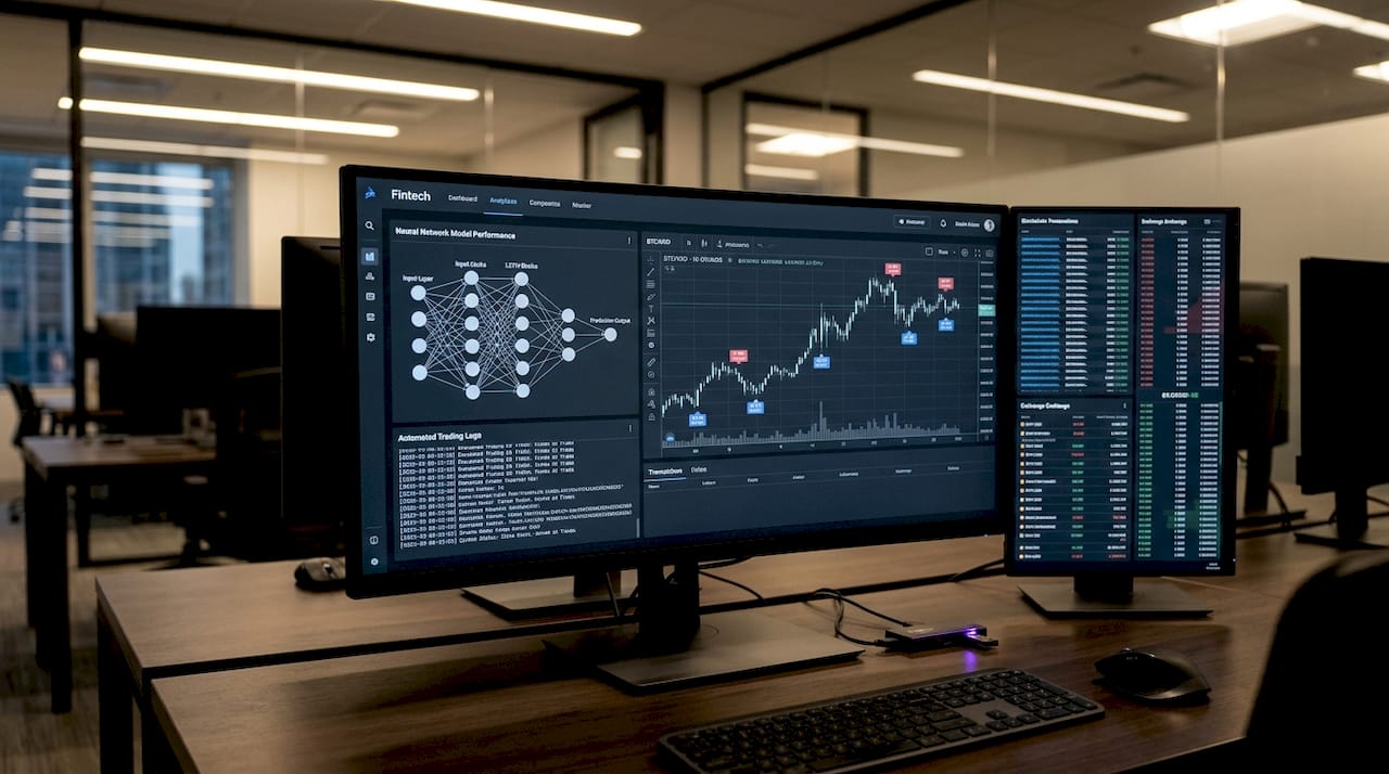 Man annotating model comparison charts