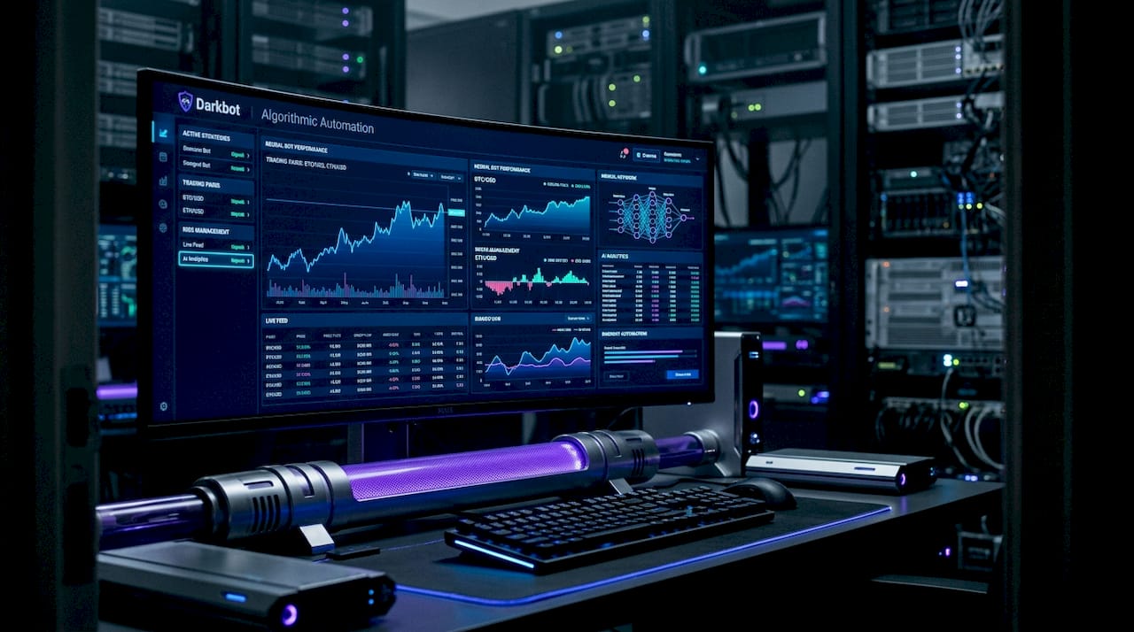 Person reviewing crypto portfolio at kitchen table