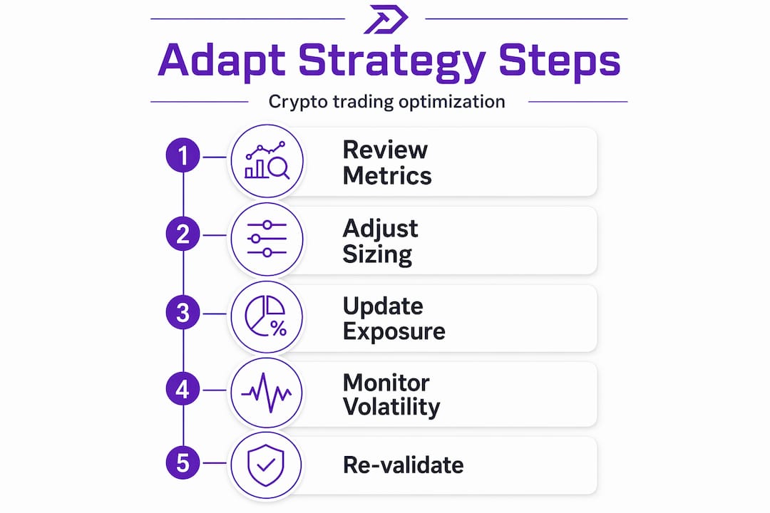 Infographic outlining crypto trading adaptation process
