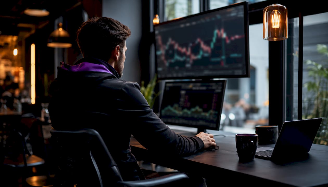 Crypto trading dashboard with analytic tools