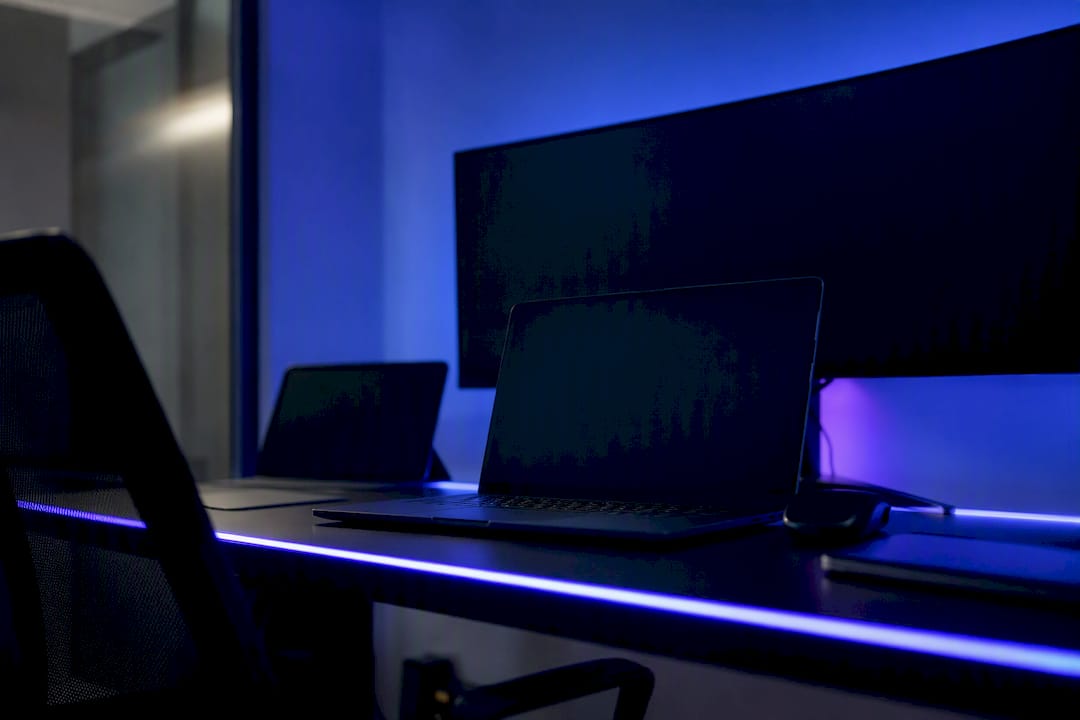 Close-up of crypto trading dashboard glowing