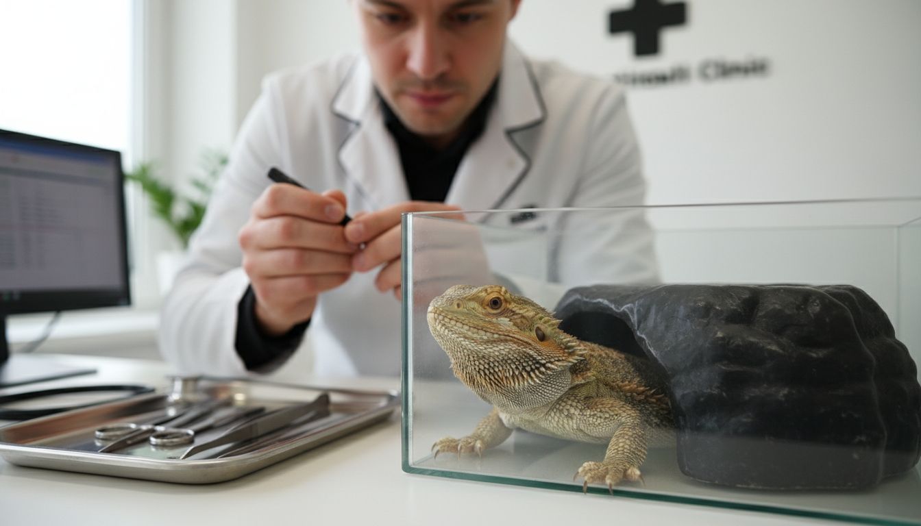 bearded dragon vet exam