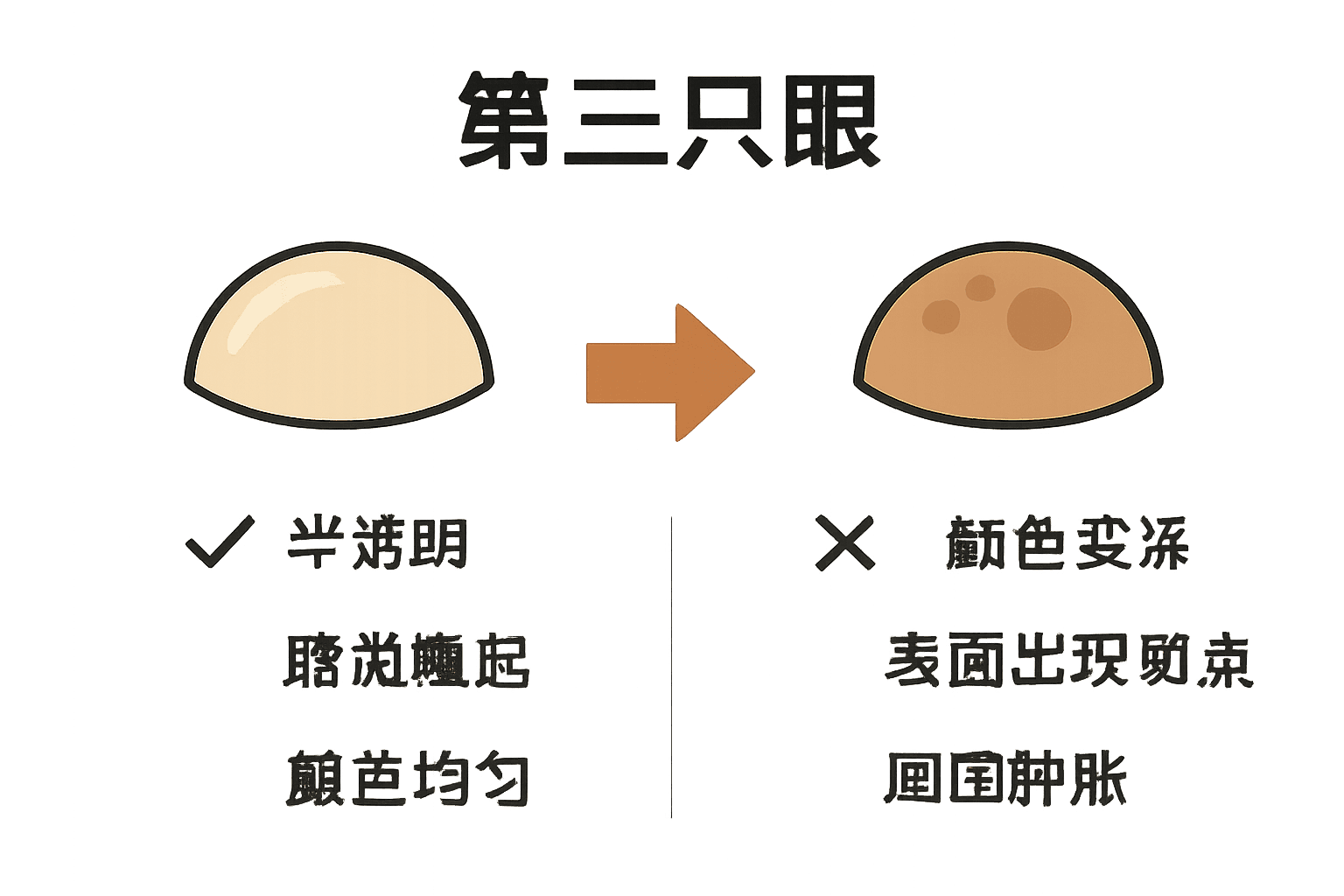 健康与异常胡须龙第三只眼对比信息图