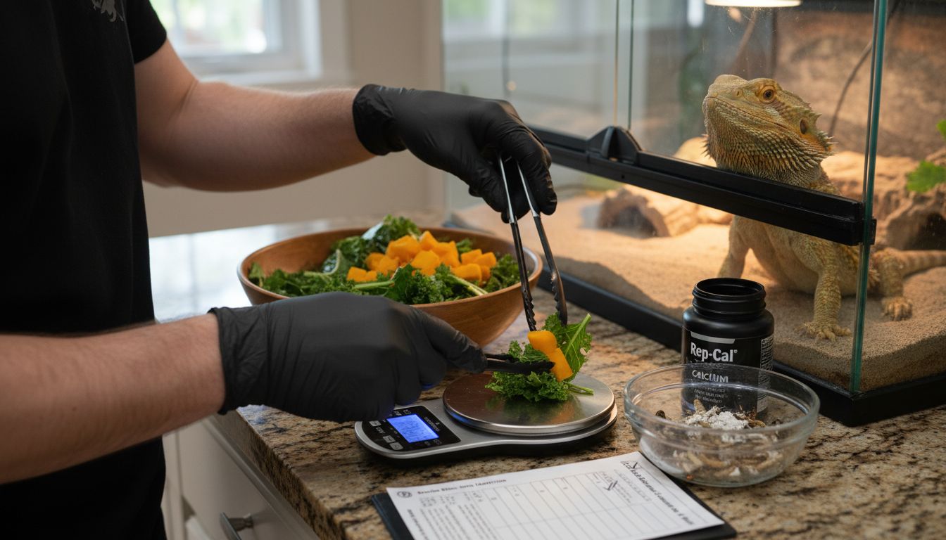 prepare bearded dragon food