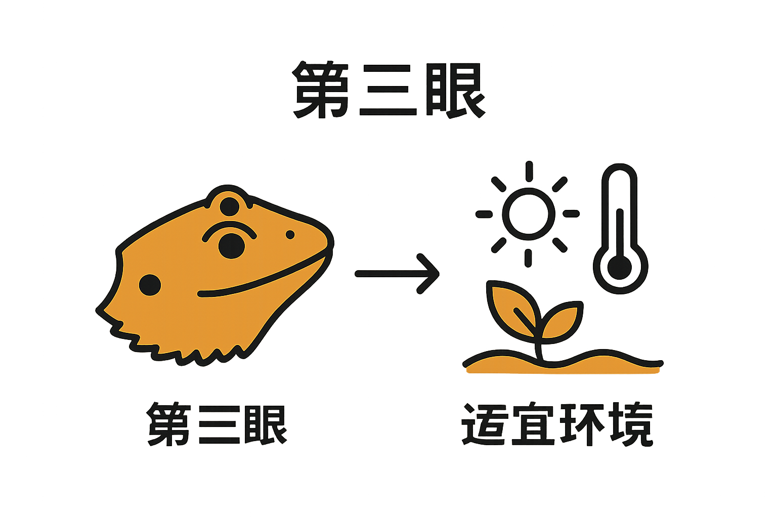 Infographic about third eye health and care