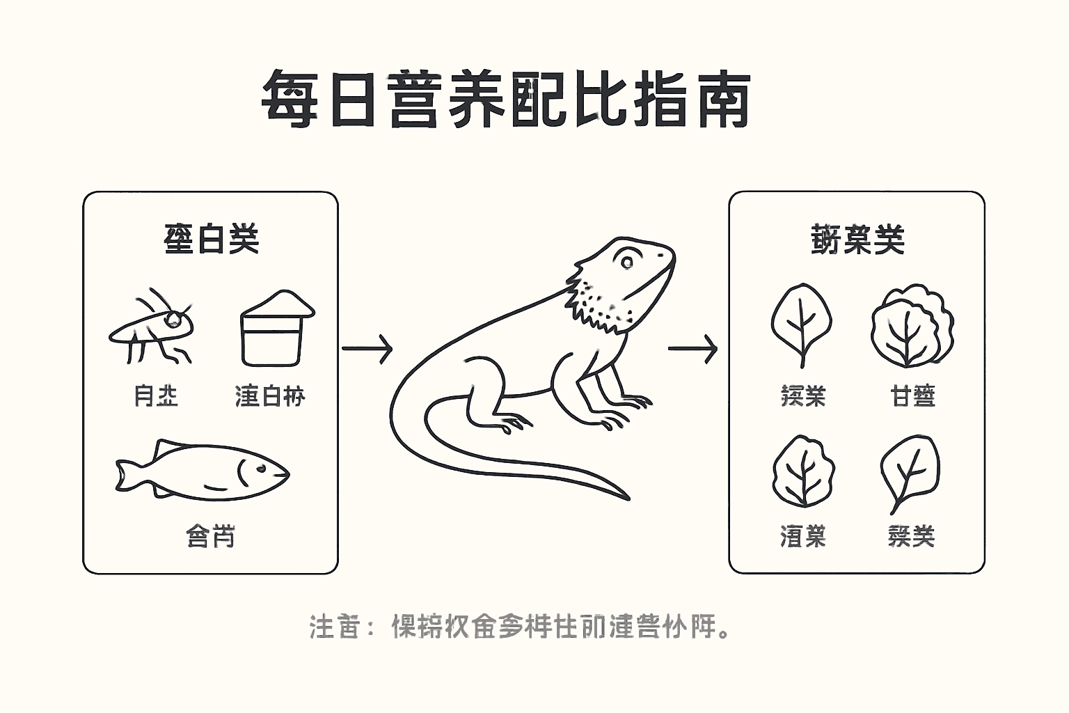 胡须龙每日饮食搭配一览图