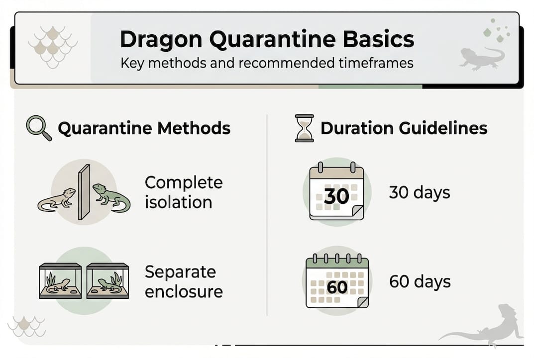 Infographic on quarantine methods and timelines
