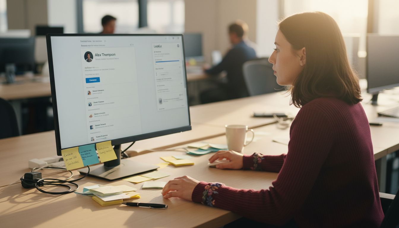 User extracting LinkedIn data with LeadLx