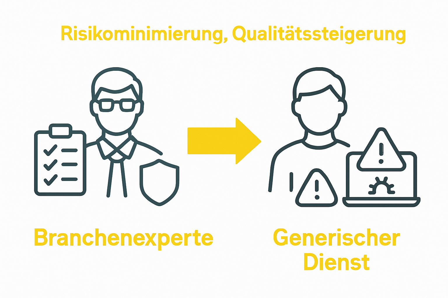 Benefits of expert vs. generic translation infographic