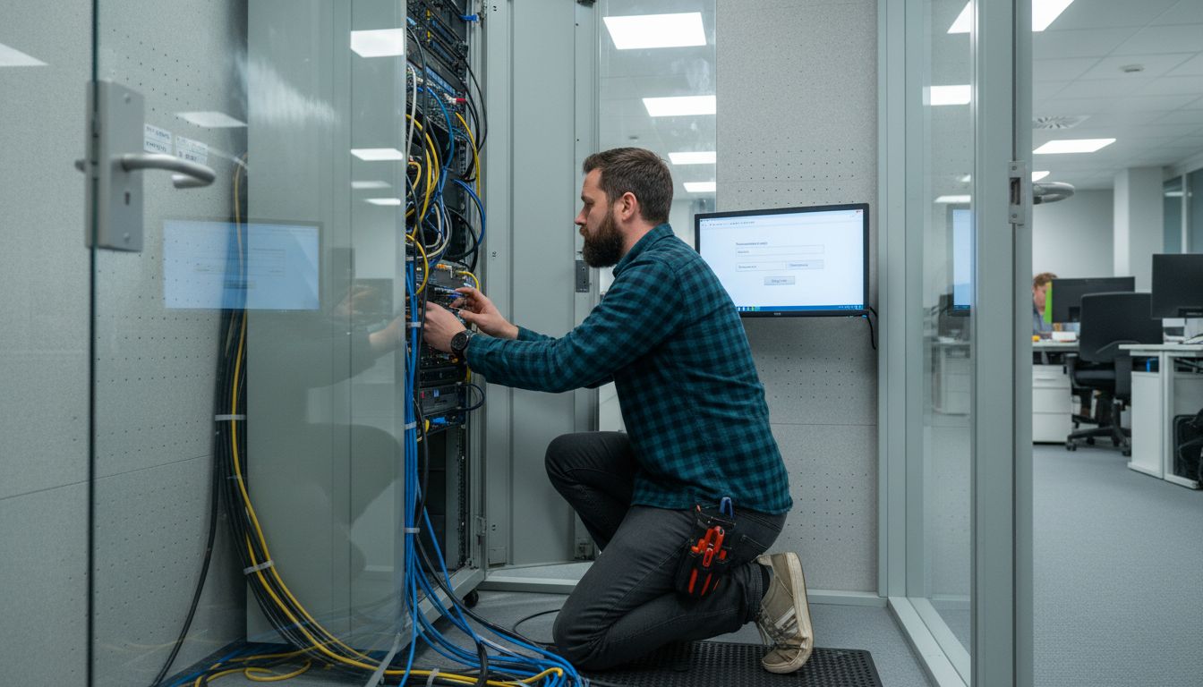 IT-ansvarlig sørger for sikkerheten i oversettelsesserverens maskinrom