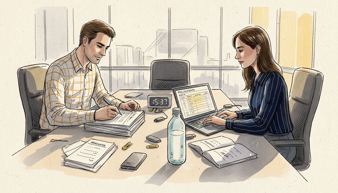 Teamet opdaterer virksomhedens terminologidatabase