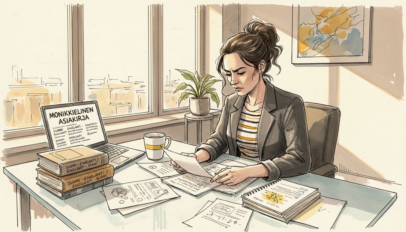 Ammattilainen tarkistaa käännökset tietosuoja edellä