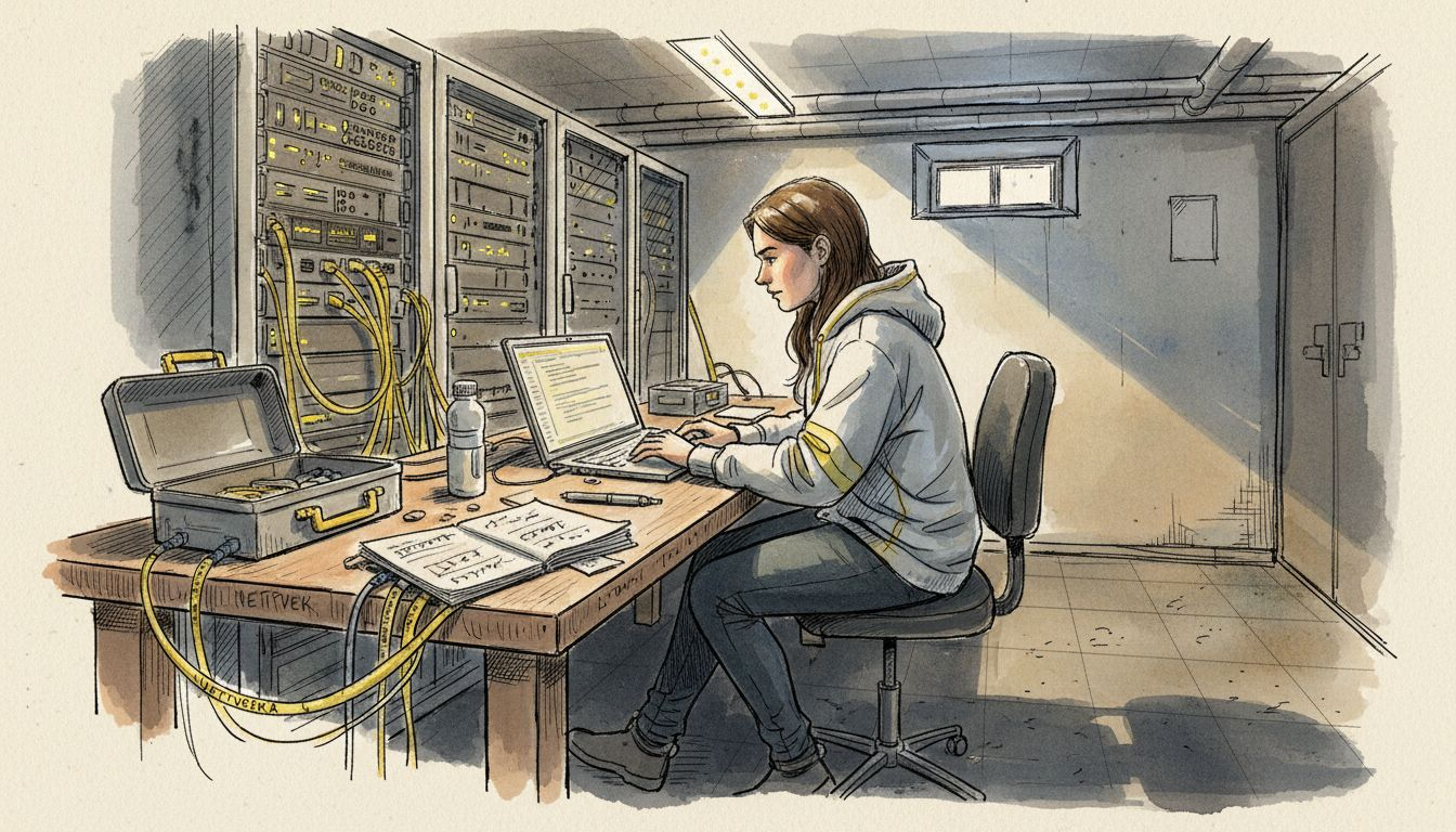 Ingeniør går gjennom egetutviklet oversettelsessystem