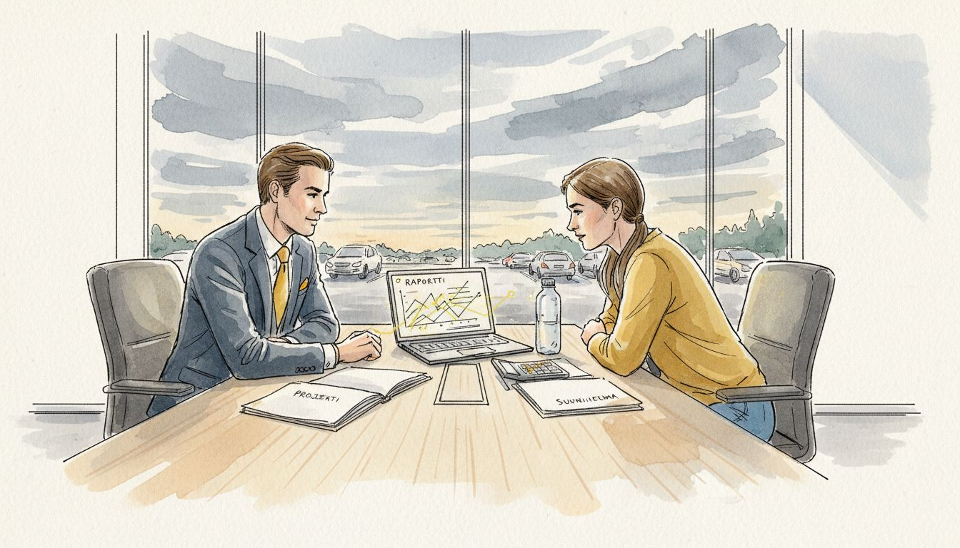 Kielipalveluiden tiimipalaverin keskustelutilanne