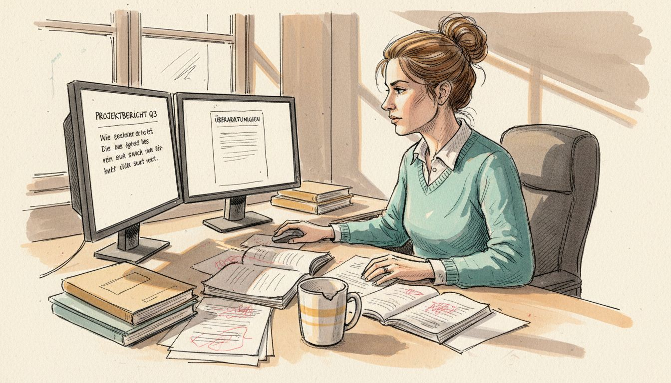 Nachbearbeitung technischer Übersetzungen durch einen Post-Editor