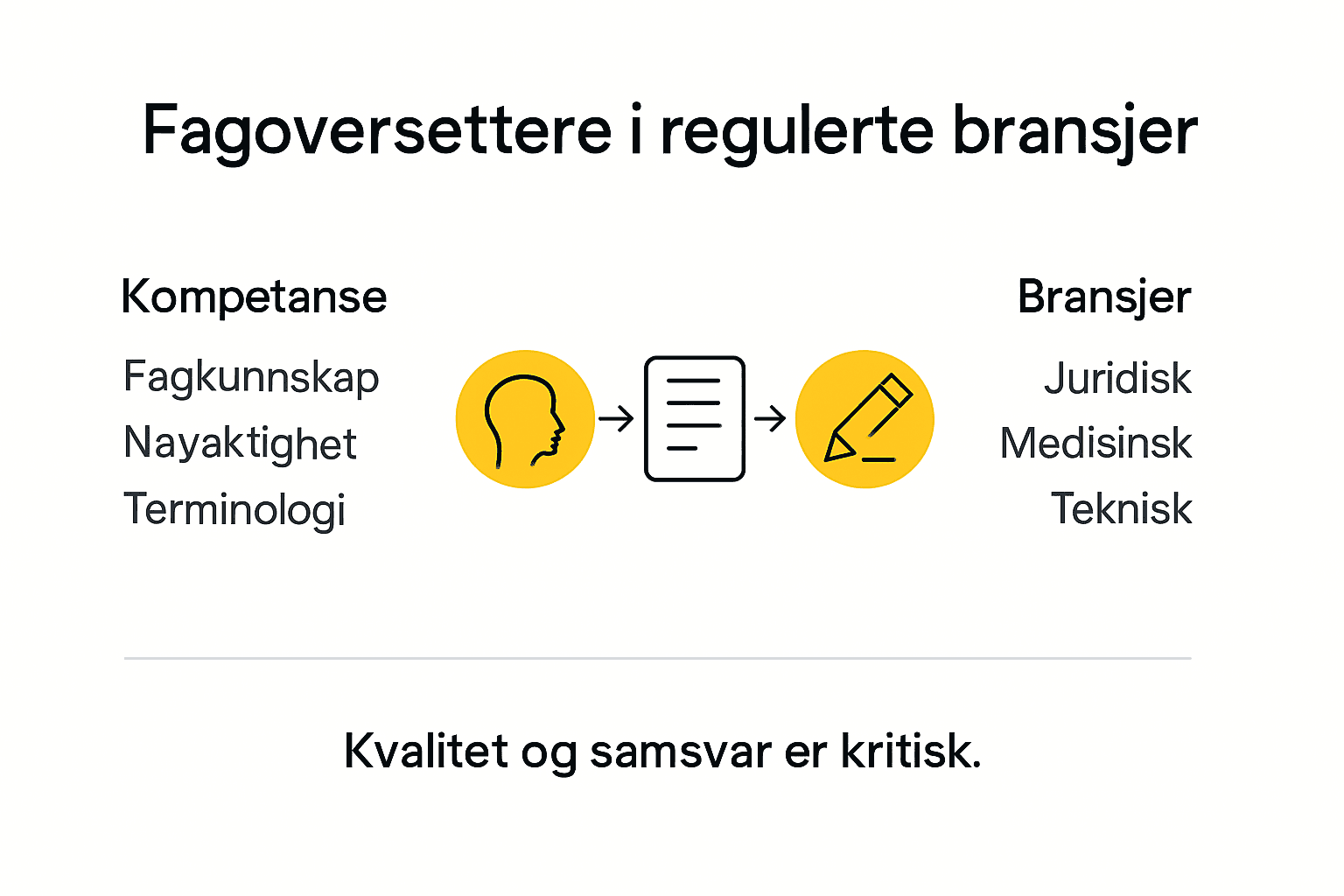 Se hvordan en fagoversetter jobber, og hvilke bransjer som har særlig behov for faglig oversettelse – alt oppsummert i en oversiktlig infografikk.