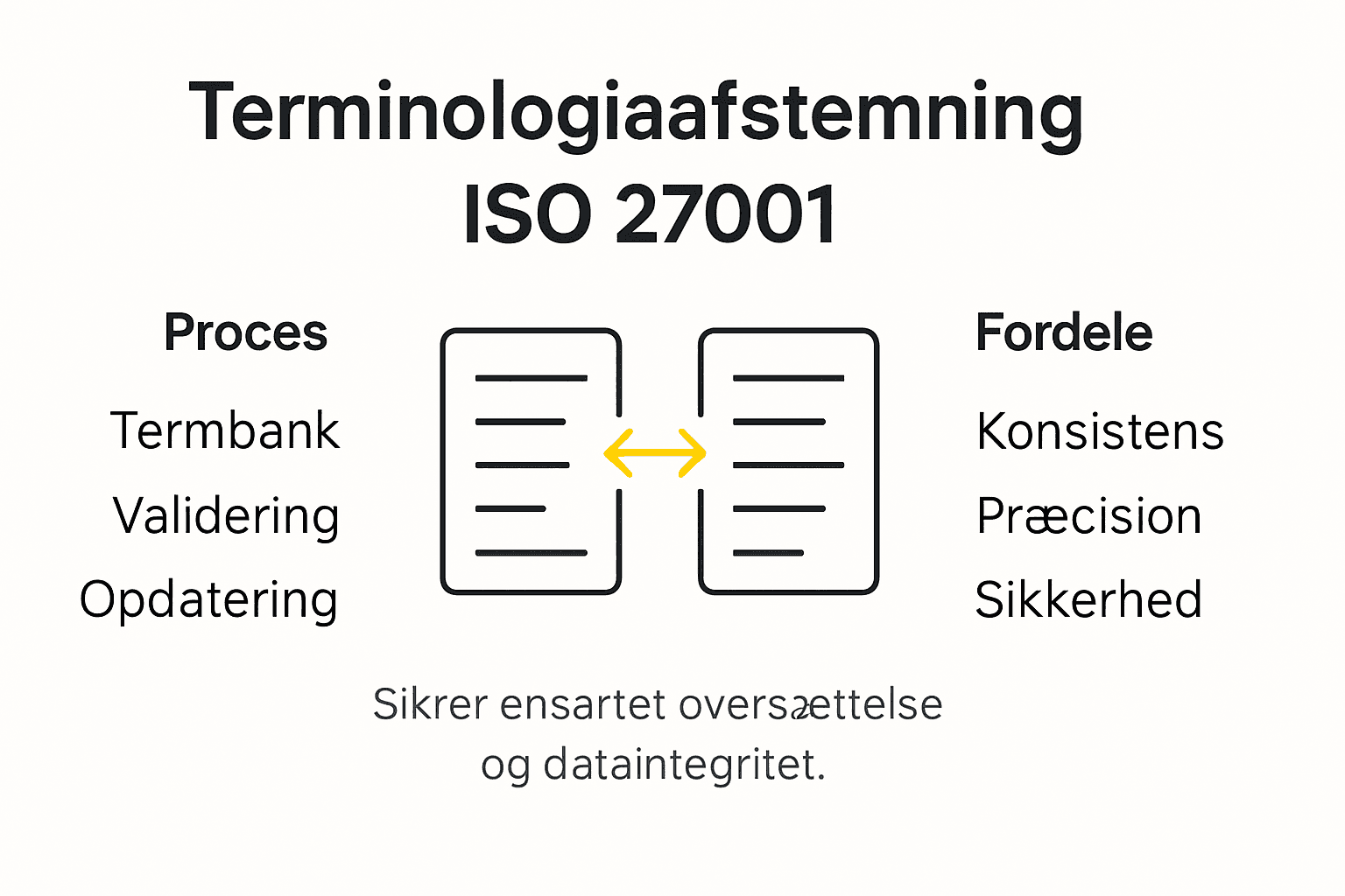 Infografik: ISO 27001 – begreber, processer og gevinster