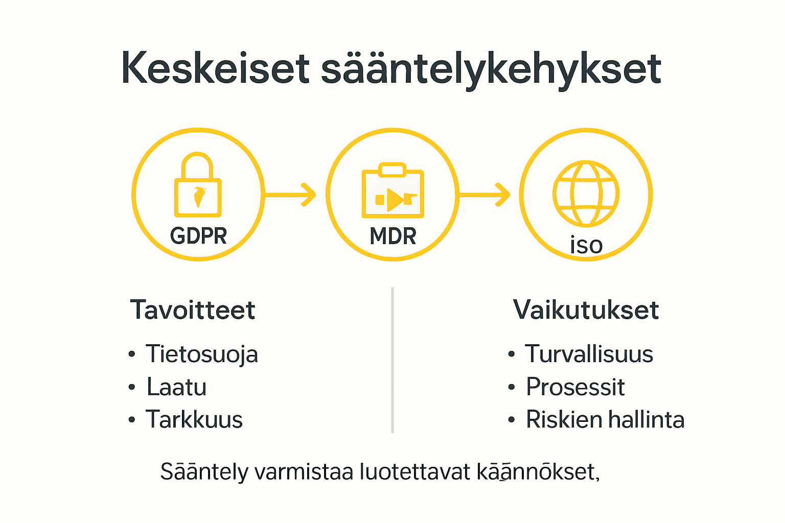 Infografiikka: Käännöspalveluiden sääntelyn pääkohdat helposti ymmärrettynä