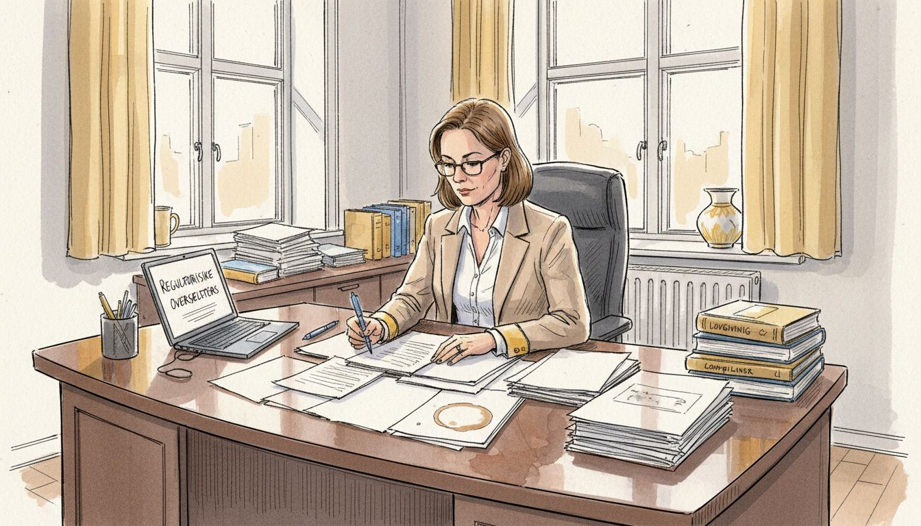 Compliance manageren gennemgår de seneste regulatoriske dokumenter og sikrer, at alle oversættelser lever op til gældende krav.