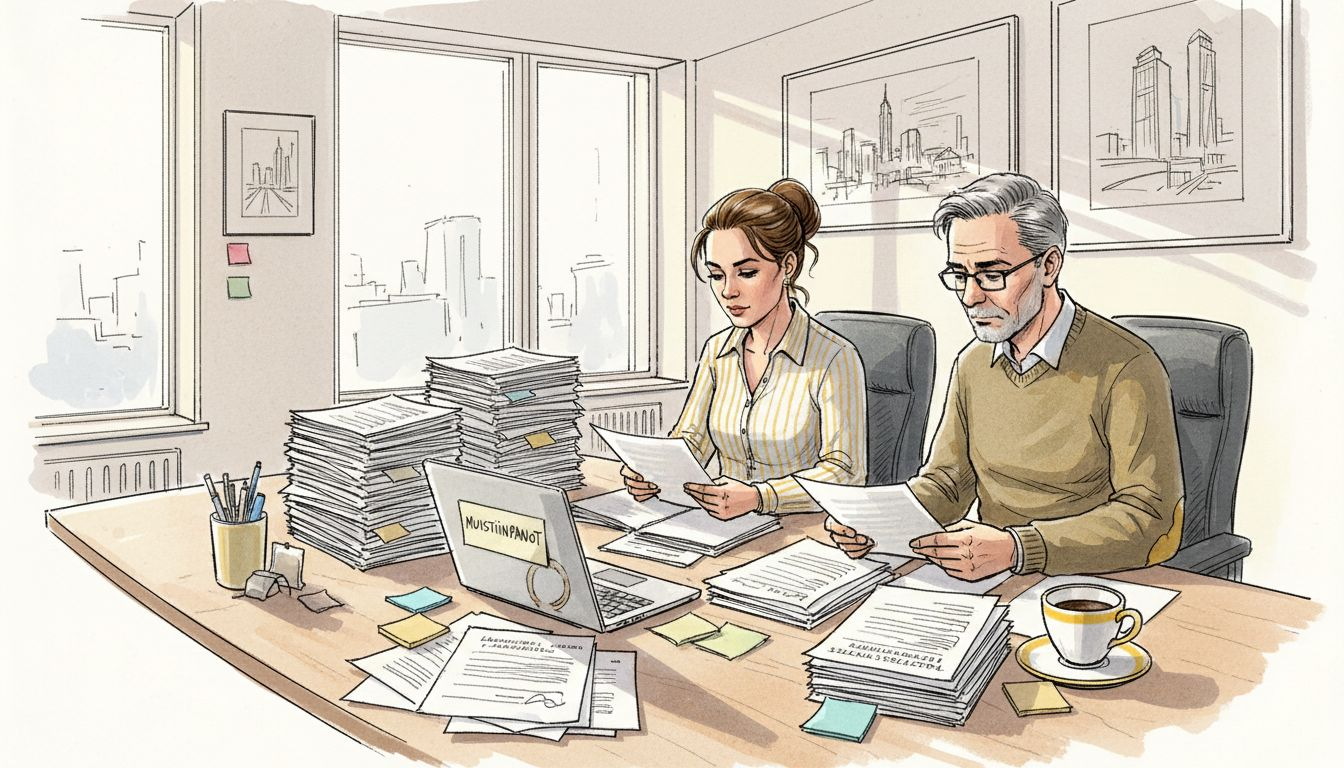 Käännösalan ammattilaiset käyvät yhdessä läpi asiakirjoja