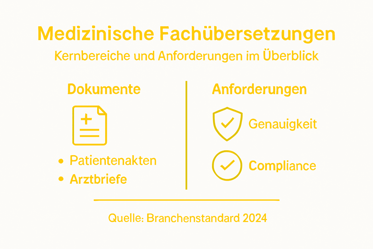 Übersicht: Verschiedene Arten medizinischer Übersetzungen und ihre spezifischen Anforderungen