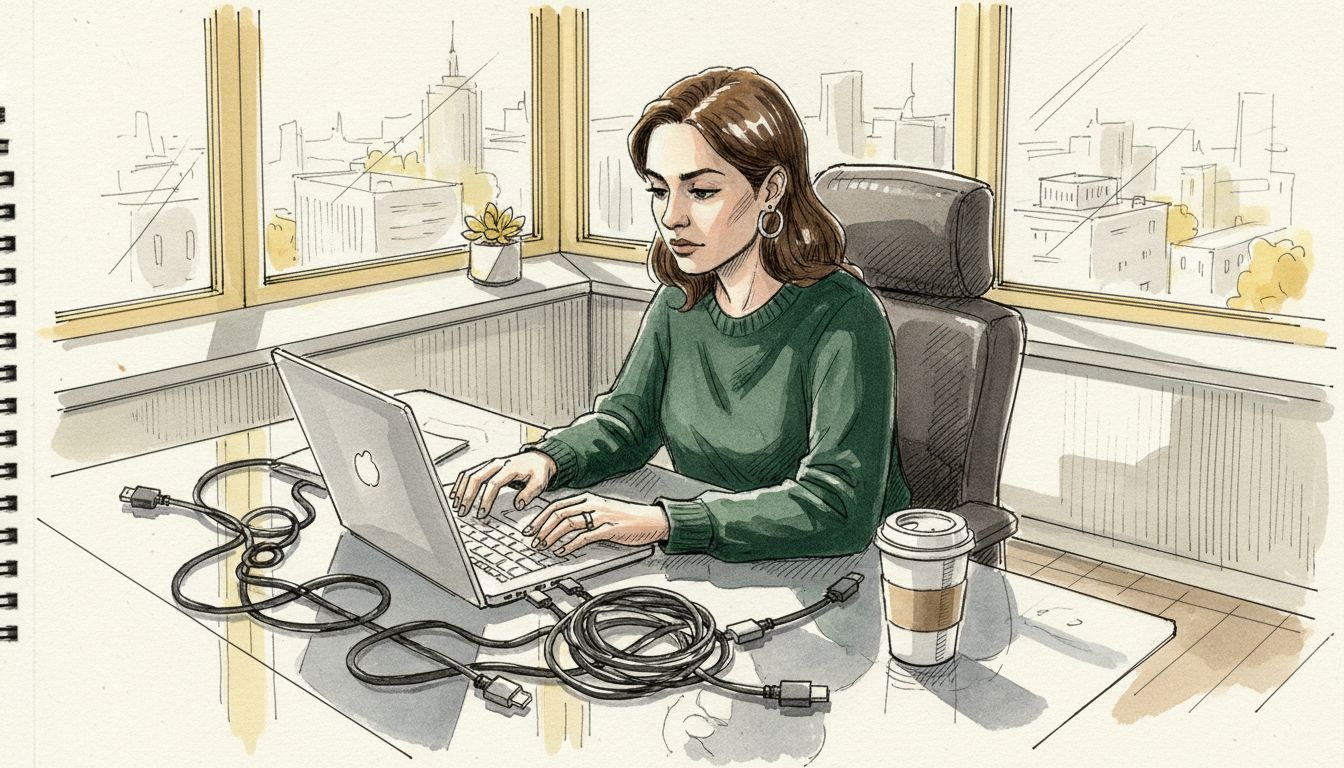 IT specialist working on translation technology