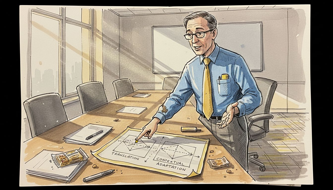 Professor comparing NMT and AI translation models