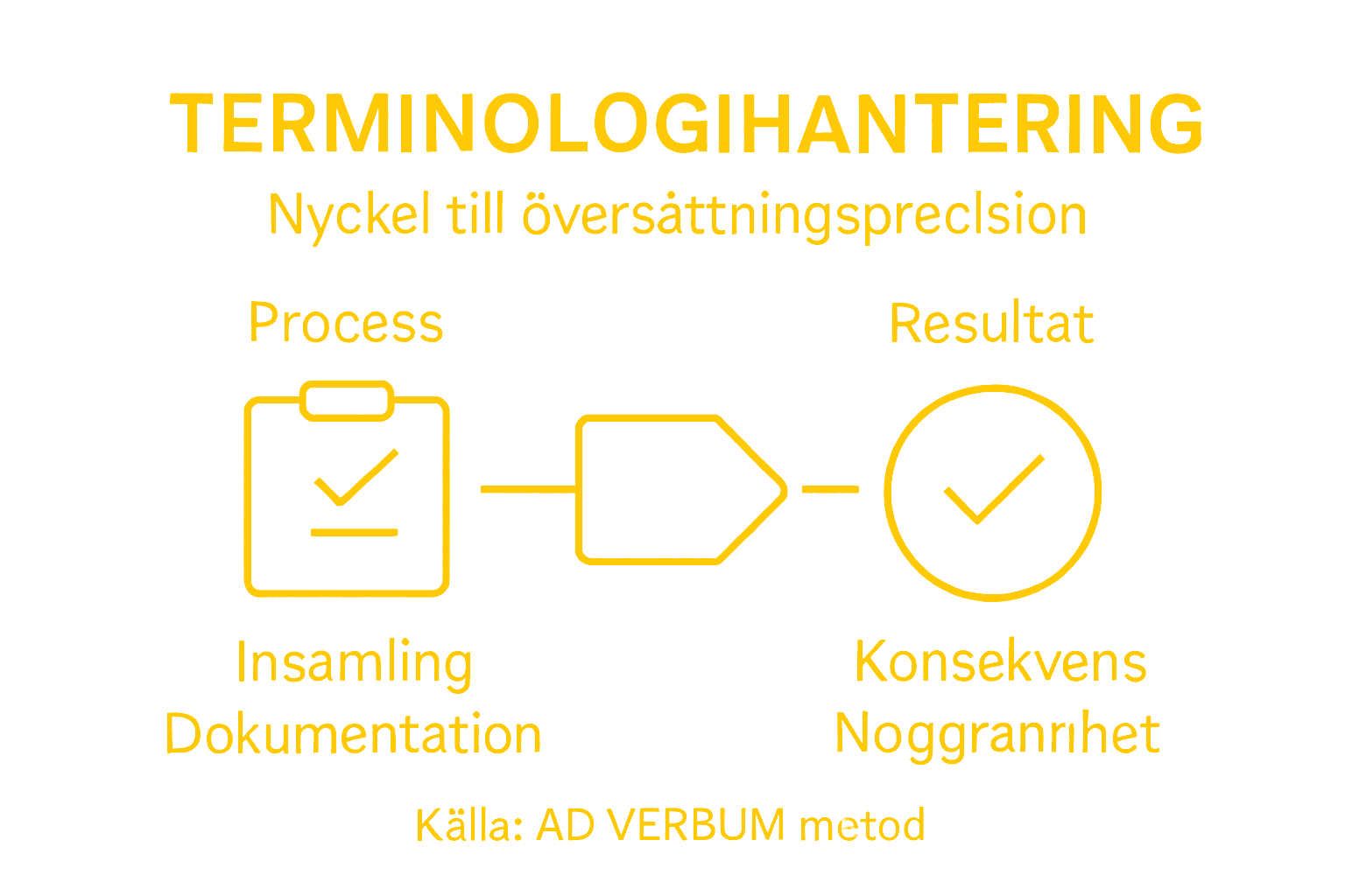 Viktiga punkter kring terminologihantering i infografik