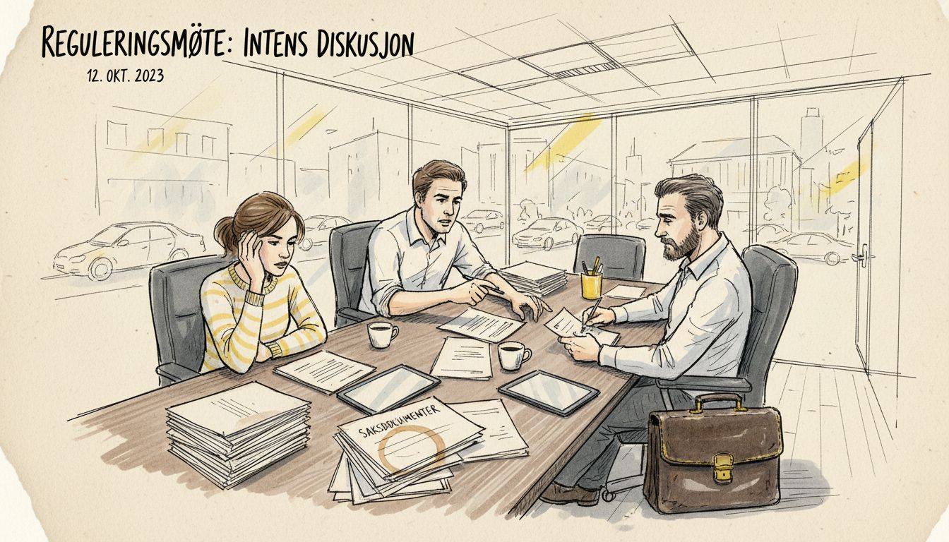 Teamet går gjennom dokumentasjon for å sikre at alt følger medisinske retningslinjer og krav.