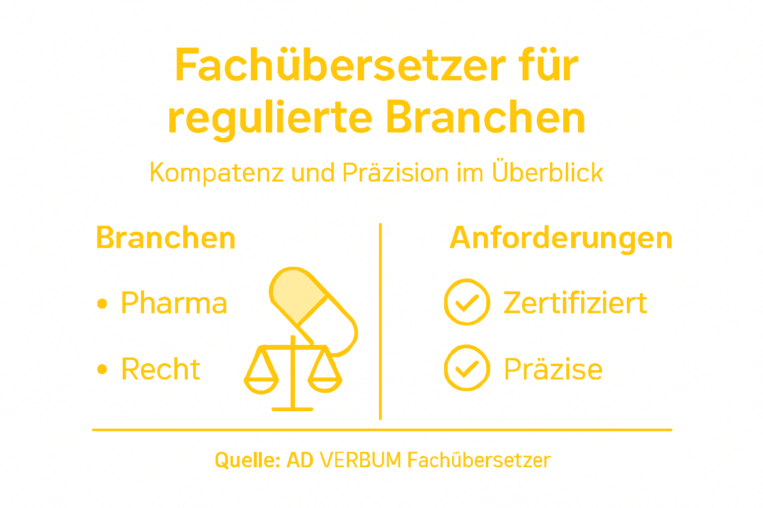 Übersicht: Branchen im Fokus und spezielle Anforderungen an Fachübersetzer
