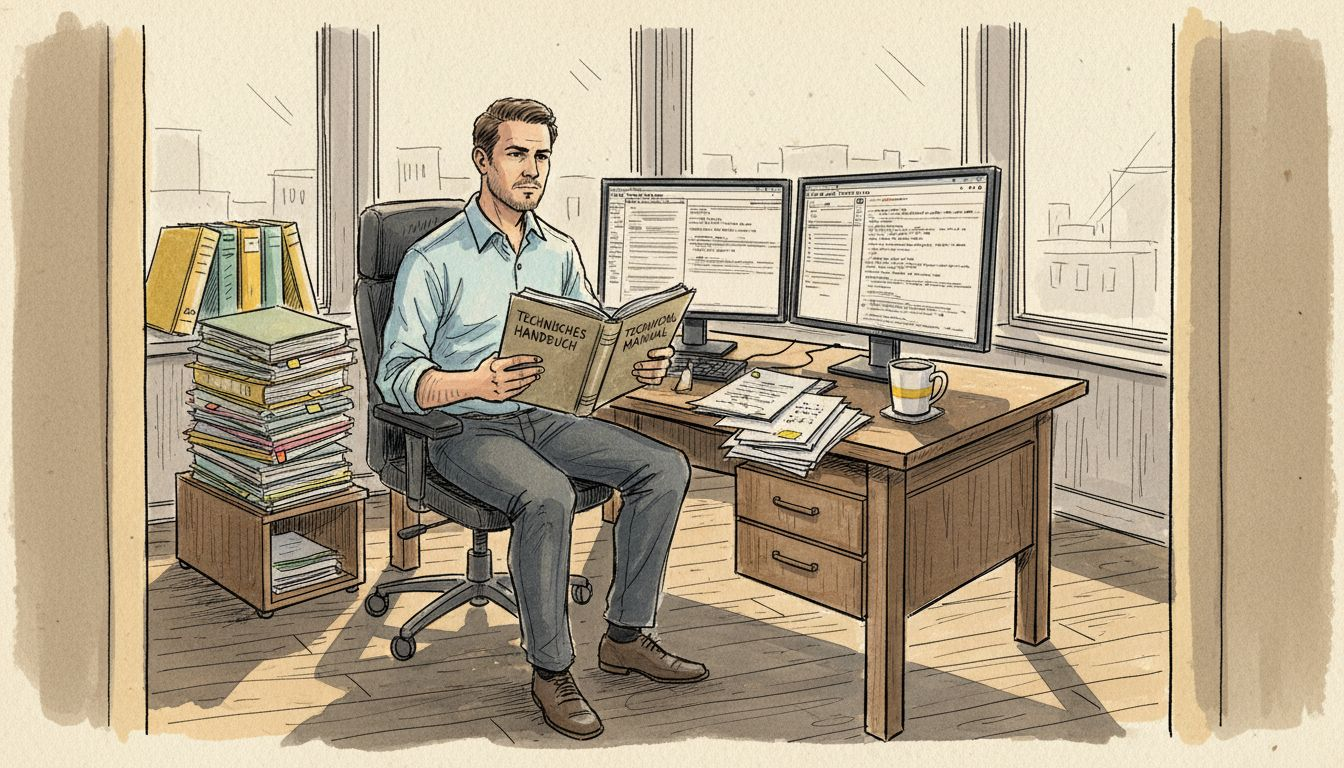 Fachübersetzer mit Schwerpunkt auf technische Dokumentationen