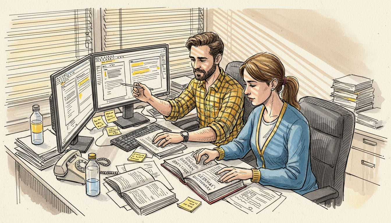 Translators comparing documents for compliance