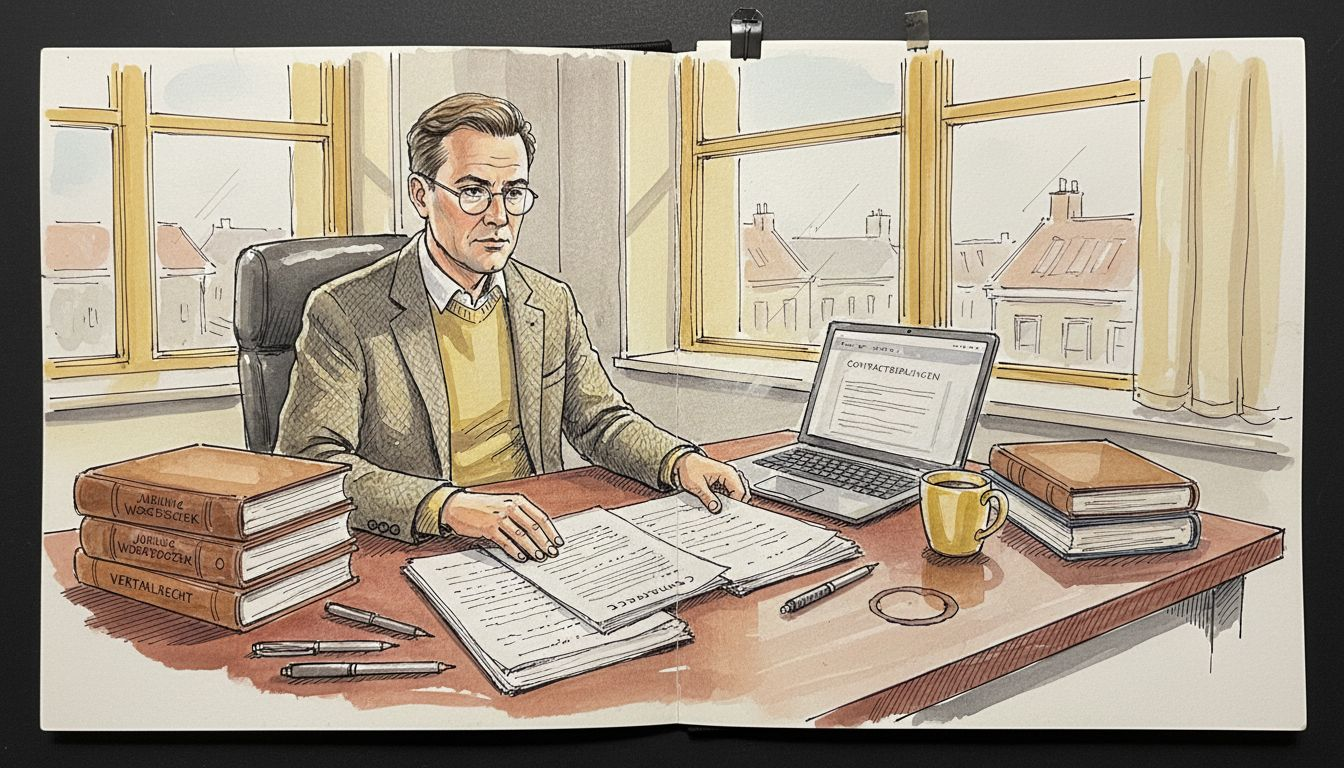 Juridisch vertaler met een eigen kantoor op de hoek