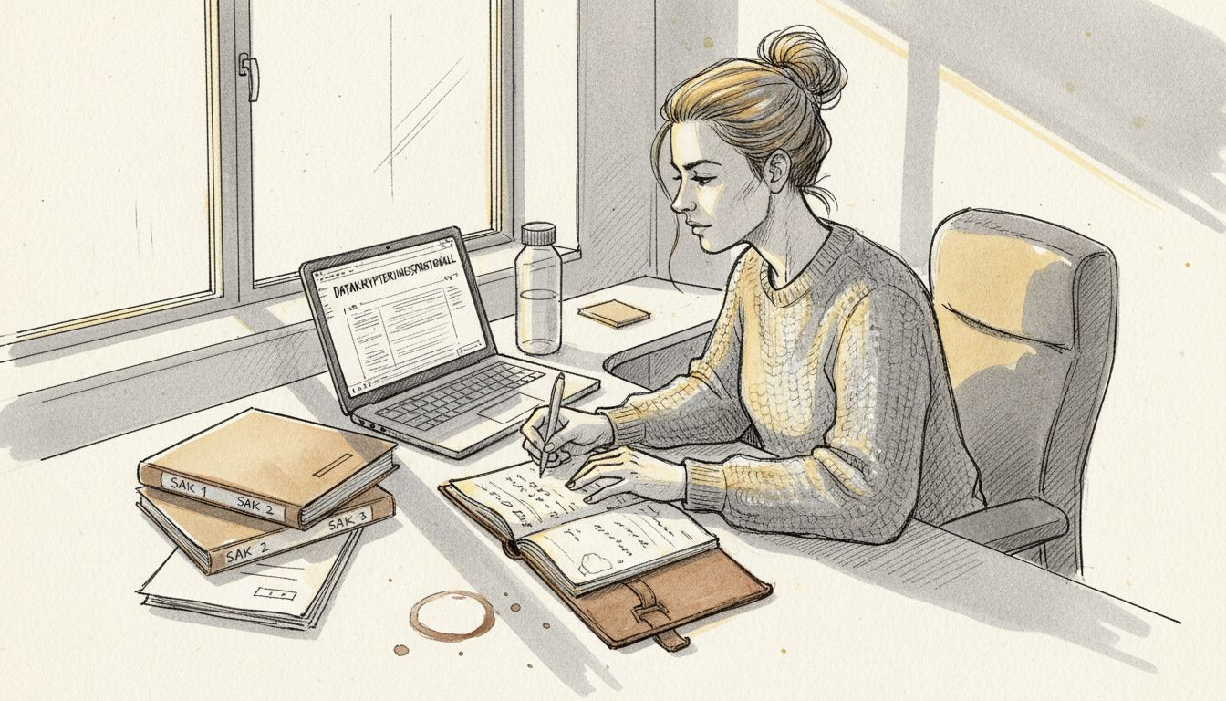 Fagperson innen etterlevelse med ansvar for å sikre trygge rutiner rundt oversettelse av data