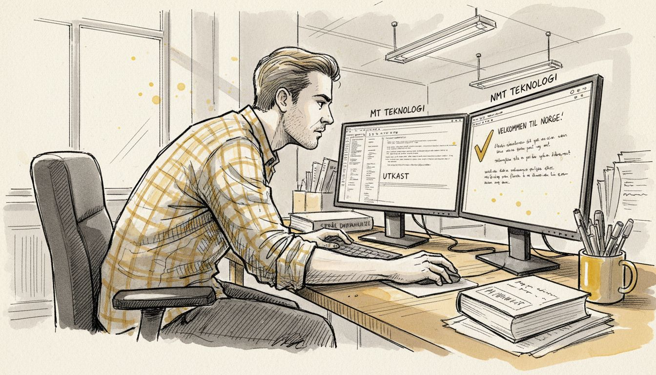 IT-ekspert vurderer og sammenligner ulike oversettelsesteknologier