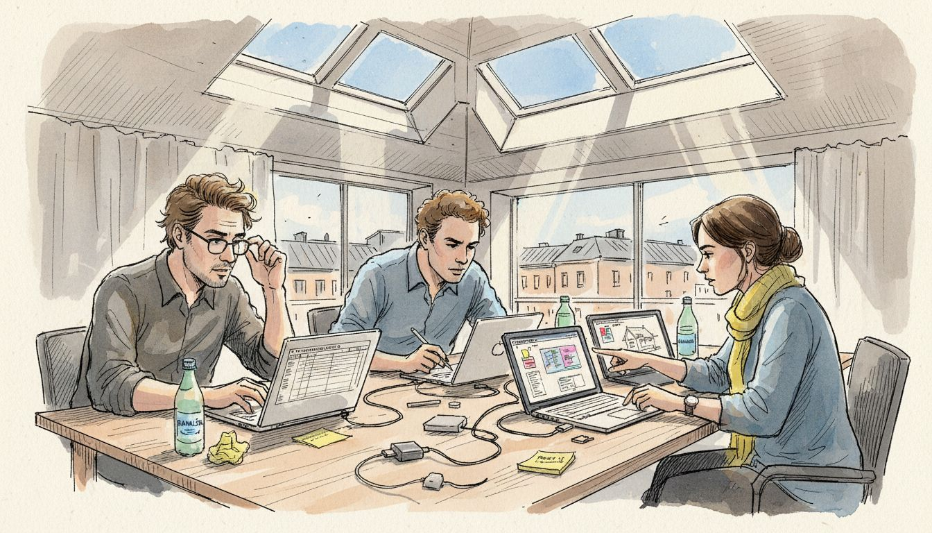 Ett team som samarbetar för att utveckla översättningsteknik