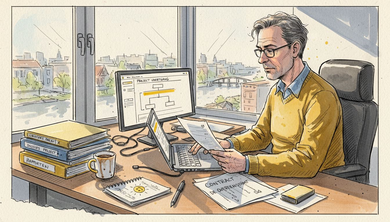 Als projectcoördinator zorg ik ervoor dat het vertaalproces veilig en vlekkeloos verloopt.