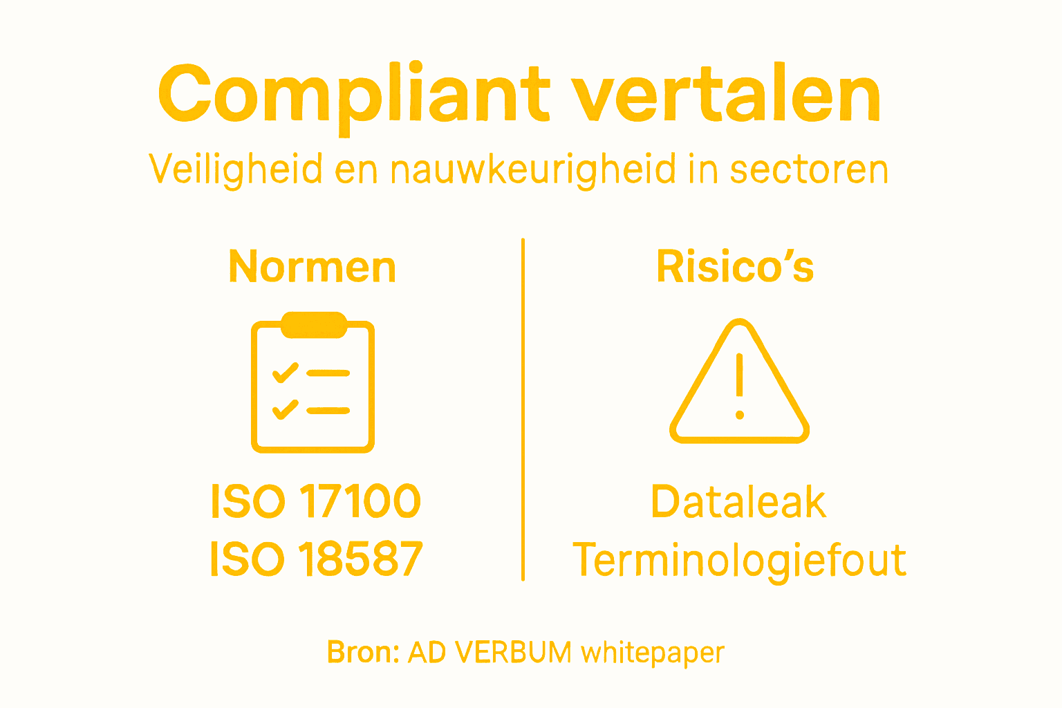 Infographic: veilig en volgens de richtlijnen vertalen