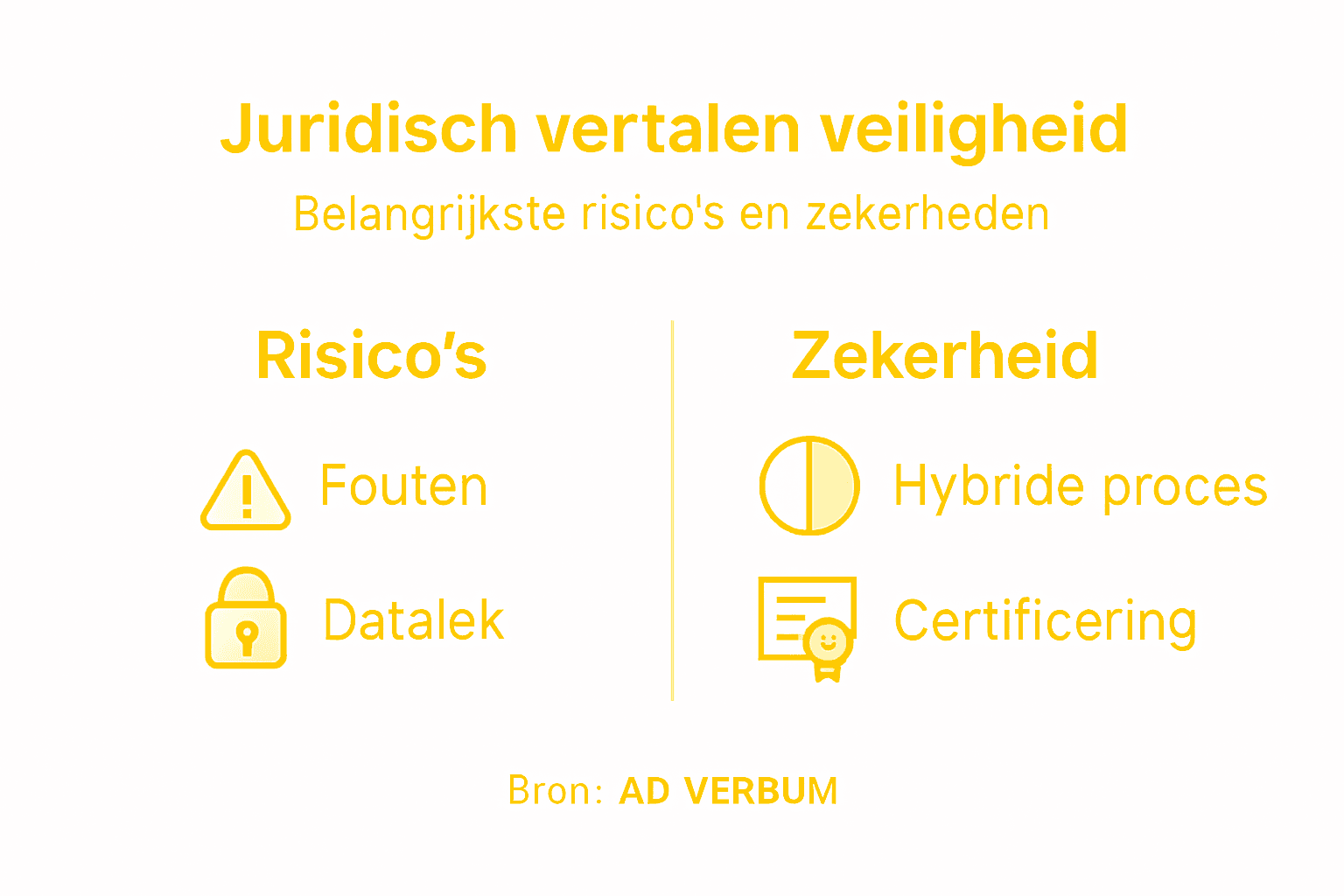 Infographic: Juridisch vertalen – valkuilen en waarborgen