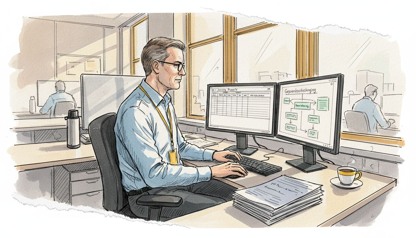 Compliance manager controleert de veiligheid van vertaald gegevens