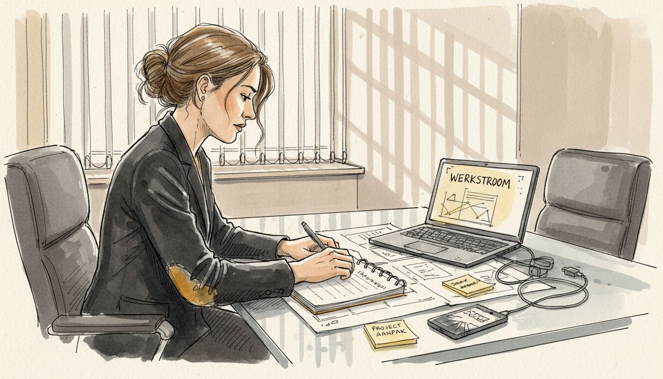 Operationspecialist controleert vertaalprocessen